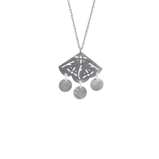 Vedalia Silver Necklace