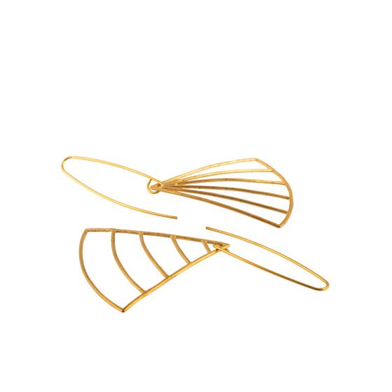 Lin Gold Earrings image-1