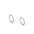 Gear Silver Earrings thumb-1