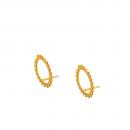 Gear Gold Earrings thumb-1