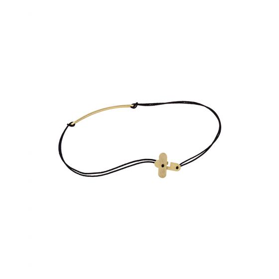 Single Oval Gold Bracelet image-1