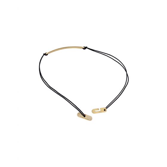 Single Oval Gold Bracelet image-2