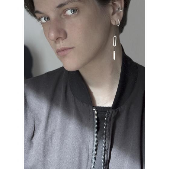 Bond Silver Earrings image-1