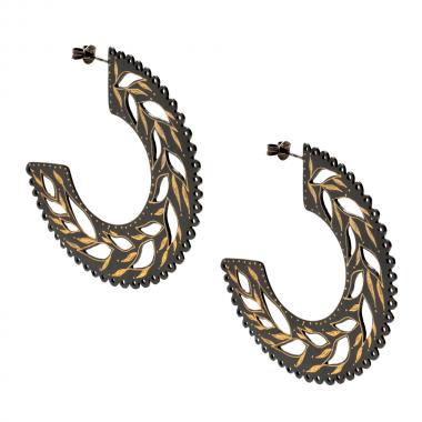 Embellished Crown Earrings
