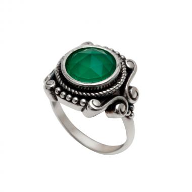 Green Barock Ring