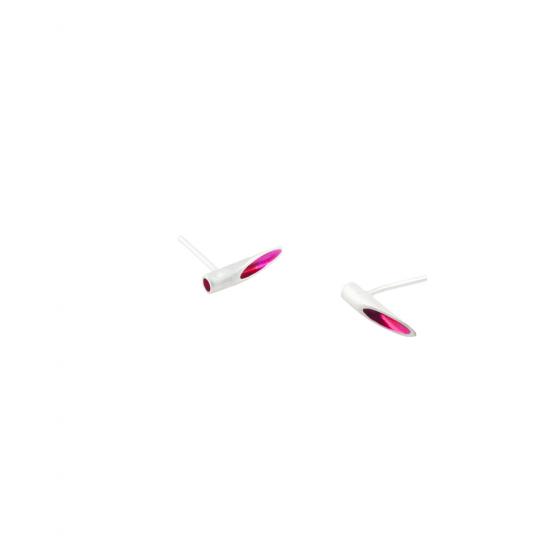 Tube Fuchsia Earrings image-1