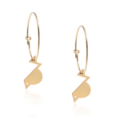  Upside-down and up again earrings